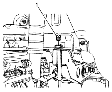 Fig. 159: Left Rear Intermediate Pipe Fitting