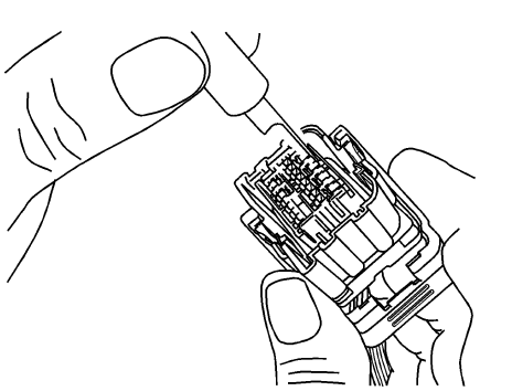 Fig. 41: Center Pillar Upper Trim Panel Assembly