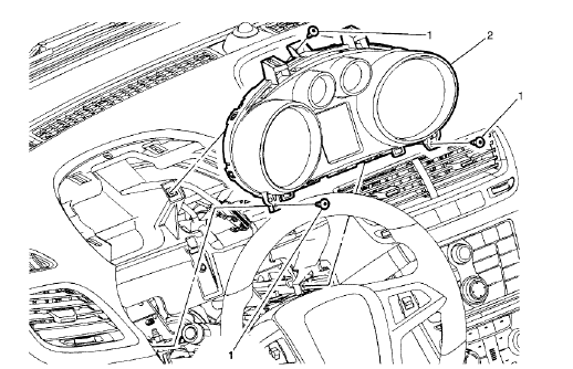 Fig. 76: Instrument Cluster