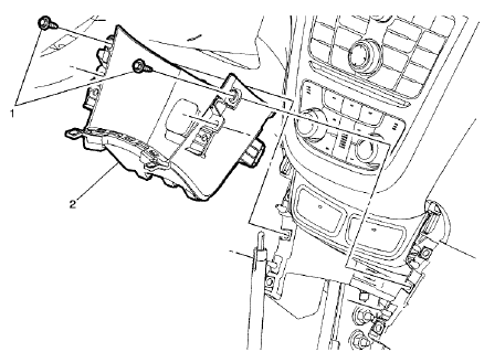Fig. 122: Front Floor Console Stowage Tray