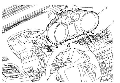 Fig. 85: Instrument Cluster