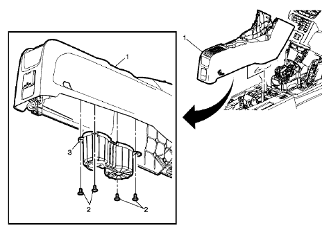 Fig. 124: Front Floor Console Cup Holder