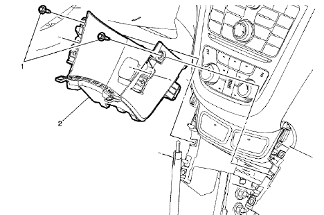 Fig. 95: Front Floor Console Stowage Tray