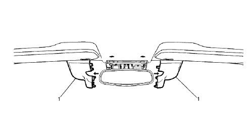 Fig. 73: Windshield Outside Moisture Sensor Cover