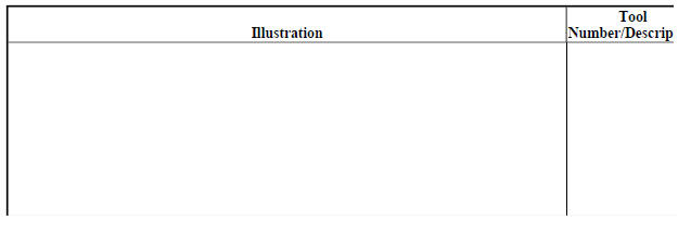 SPECIAL TOOLS AND EQUIPMENT