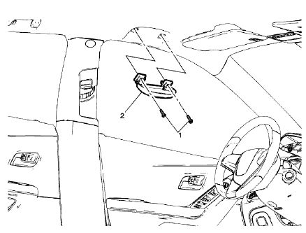 Fig. 98: Roof Rail Front Stowage Compartment