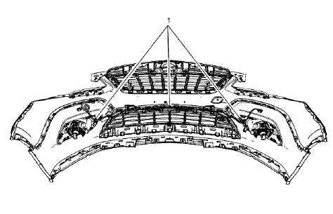Fig. 16: Rear Seat Position Center Courtesy Lamp