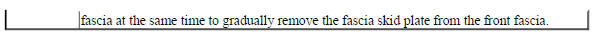 Front Bumper Fascia Skid Plate Replacement (Encore)