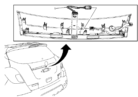 Fig. 21: Body Lock Pillar Upper Trim Panel