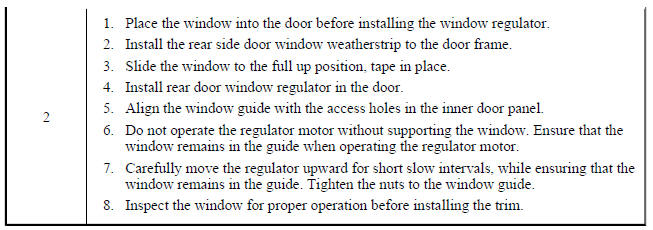 Rear Side Door Window Replacement