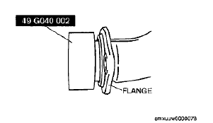 Fig. 137: Drilling Plug Weld Holes In Rear Side Rail