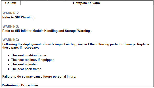 Airbag Side Impact Sensor Replacement (Trax)