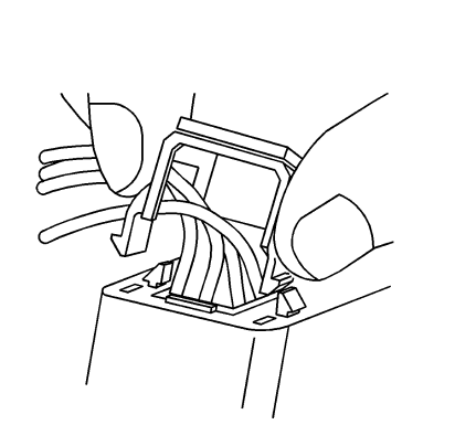Fig. 4: Hood Primary Latch Release Cable