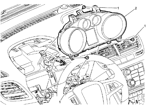 Fig. 12: Instrument Cluster