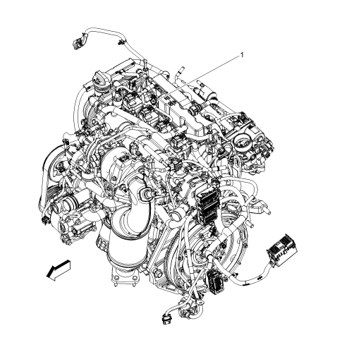 Fig. 39: Roof Panel Joint Front Finish Molding (Encore)