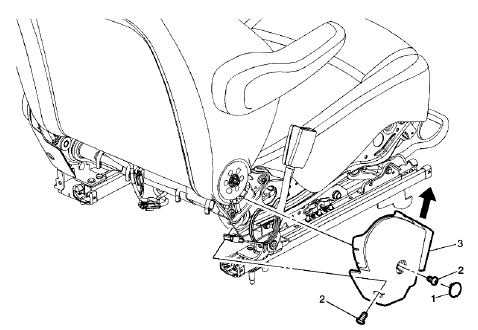 Fig. 15: Front Seat Cushion Inner Trim Panel