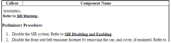 Driver or Passenger Seat Removal and Installation