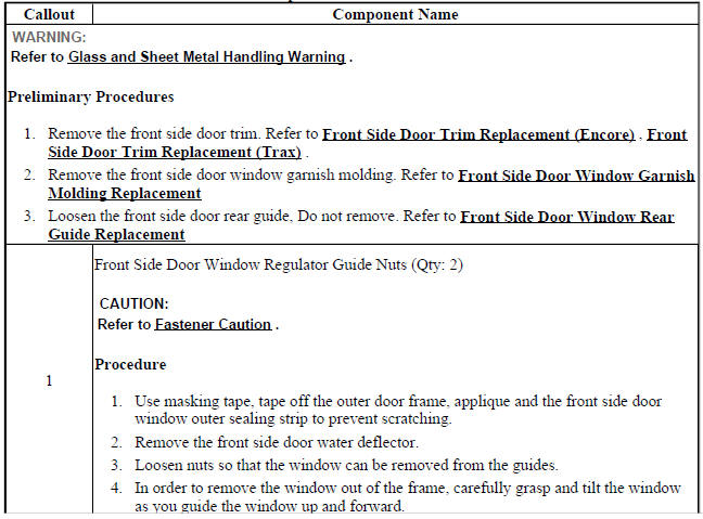 Front Side Door Window Rear Guide Replacement