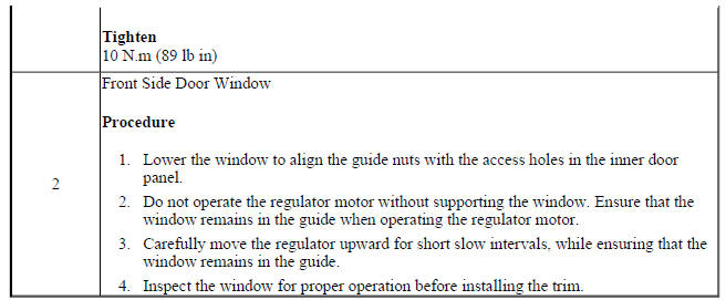 Front Side Door Window Rear Guide Replacement