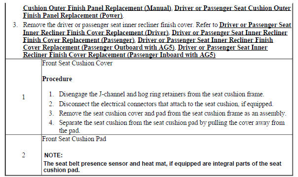 Front Seat Cushion Cover and Pad Replacement