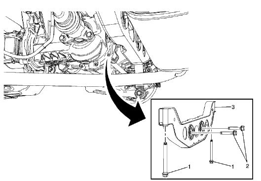 Fig. 5: Rear Crossmember (AWD)