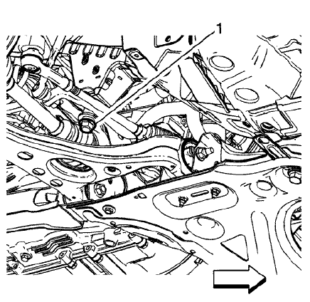 Fig. 9: Upper Frame Suspension Retaining Bolts