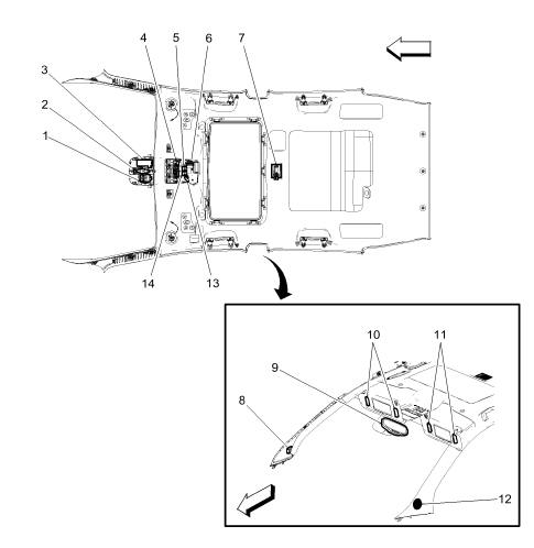 Fig. 13: Radiator Grille Emblem/Nameplate (Encore)