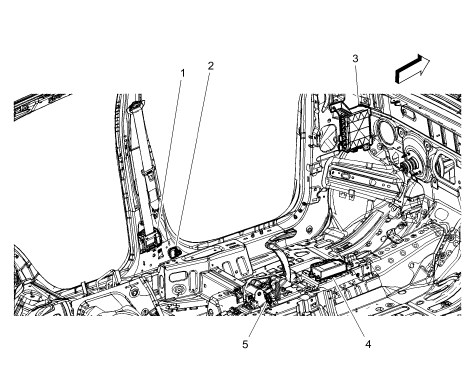 Fig. 14: Front Grille Emblem/Nameplate