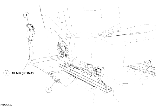 Fig. 34: Rear Side Door Window Inner Sealing Strip