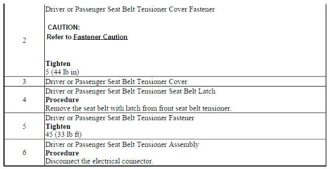 Front Seat Belt Anchor Plate Tensioner Replacement