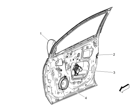 Fig. 23: Front Bumper Lower Fascia Center Grille (Encore)