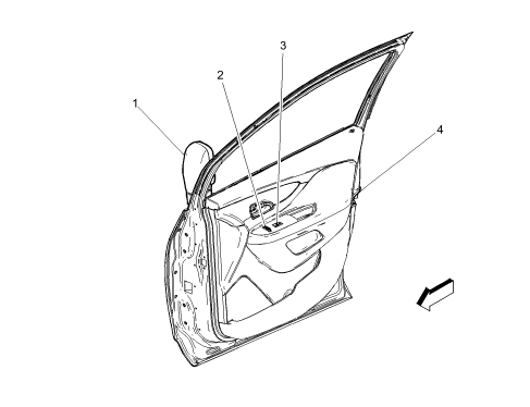 Fig. 24: Front Grille (Trax)