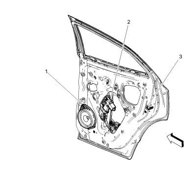 Fig. 27: Front Upper Grille (Encore)