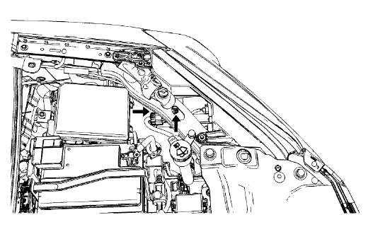 Fig. 32: Headlamp Adjustment Screws