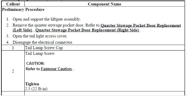 Tail Lamp Replacement (Encore)