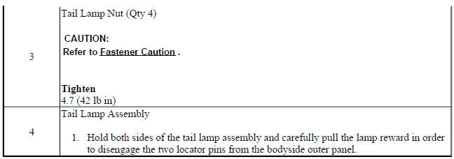 Tail Lamp Replacement (Encore)