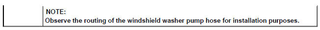 Windshield Washer Pump Hose Replacement (Encore)