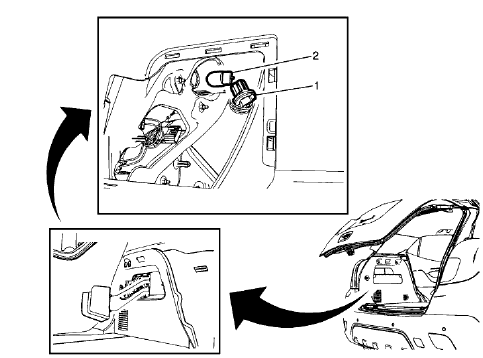 Fig. 57: Stop And Tail Lamp Bulb (Encore)