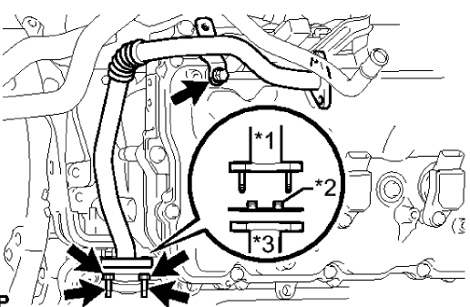 Fig. 17: Windshield Washer Solvent Container Hose