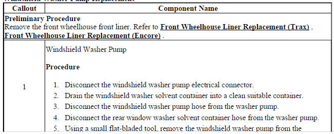 Windshield Washer Pump Replacement