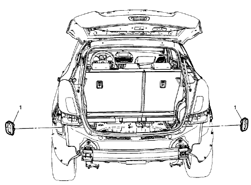 Fig. 48: Body Rear Outer Panel Pressure Relief Valve