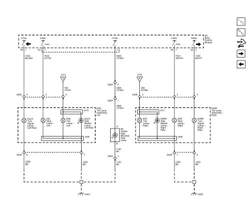Fig. 16: Tail, Stop and Rear Turn Signal Lamps