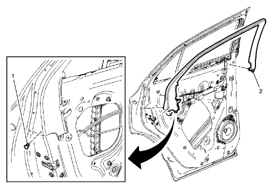 Fig. 9: Rear Side Door Window Garnish Molding