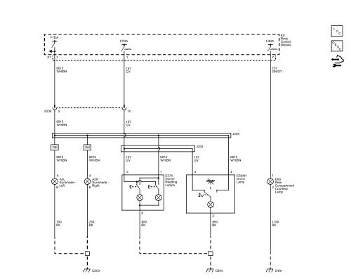 Fig. 18: Dome, Sunshades, and Rear Compartment Lamps