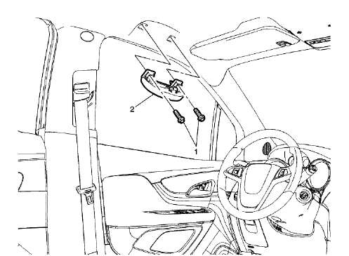 Fig. 12: Roof Rail Front Stowage Compartment
