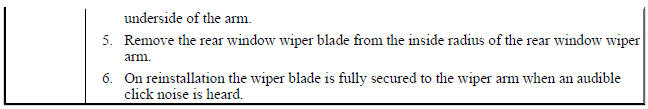 Rear Window Wiper Blade Replacement