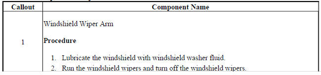 Windshield Wiper Arm Adjustment