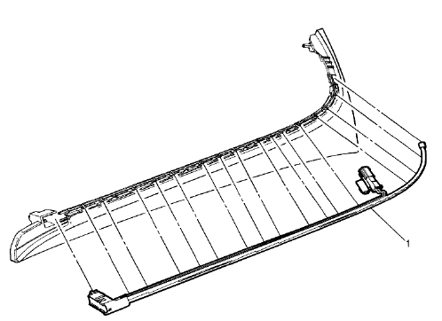Fig. 14: Instrument Panel Flood Lamp - Right Side