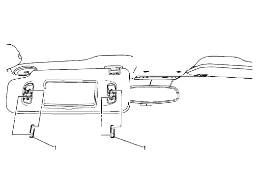 Fig. 18: Sunshade Illuminated Mirror Lamp Bulb