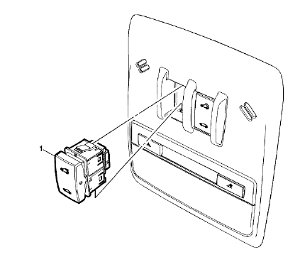 Fig. 11: Sunroof Switch